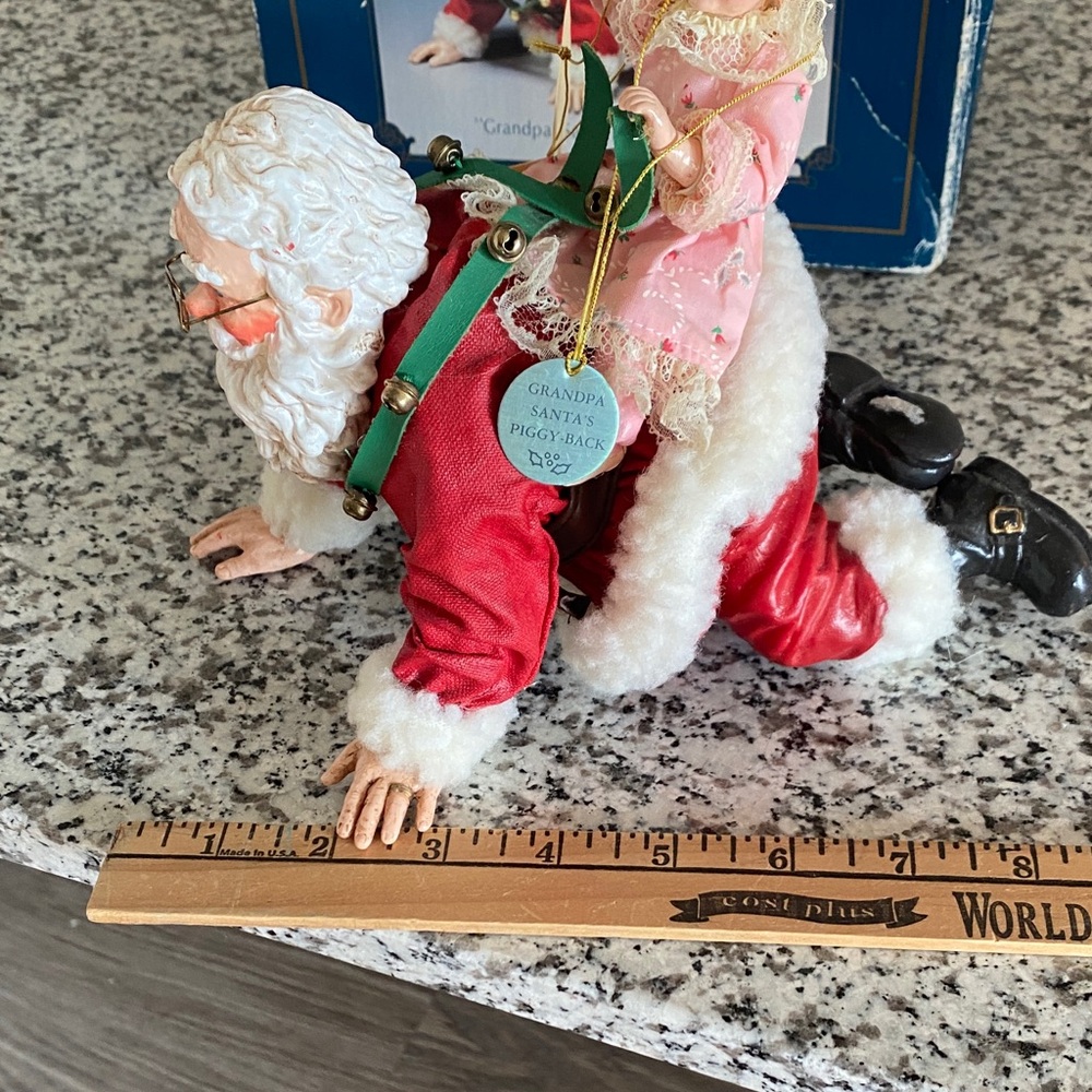 KS Adler Limited Edition Santa and Child Figurine VINTAGE - Picture 13 of 17